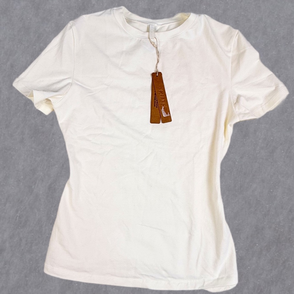 SKIMS White Short Sleeve Tee